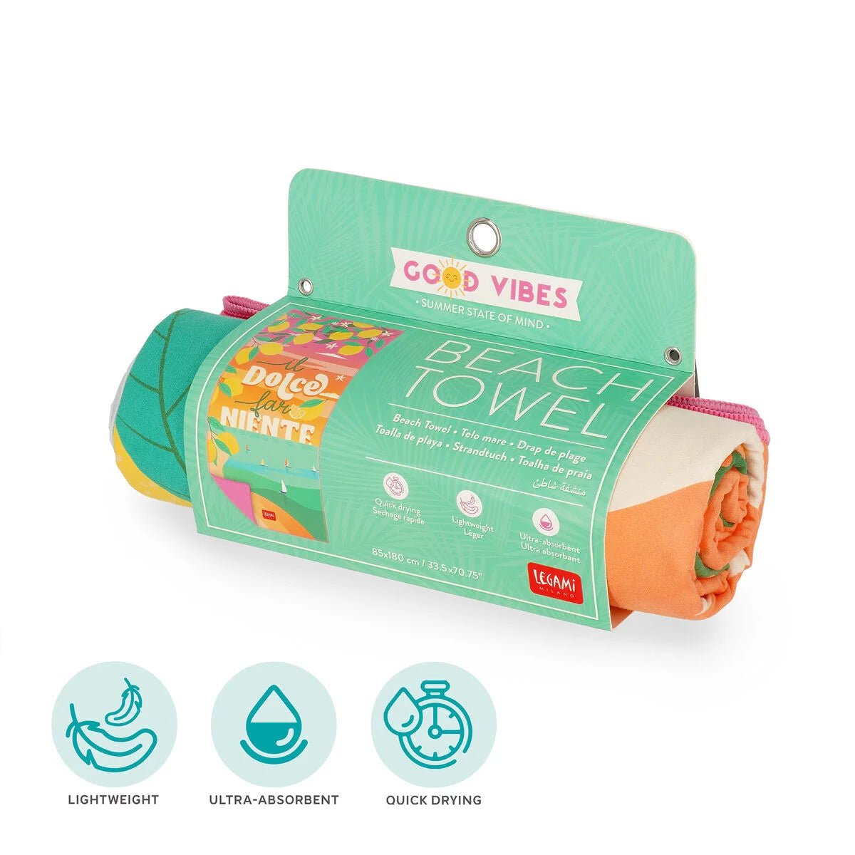 Legami. Dolce Far Niente Beach Towel