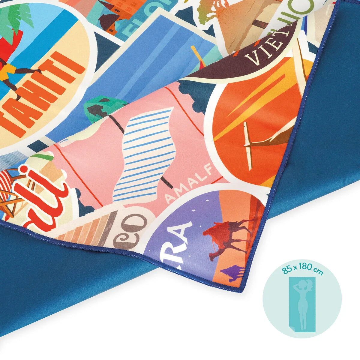Legami. Travel Stickers Beach Towel