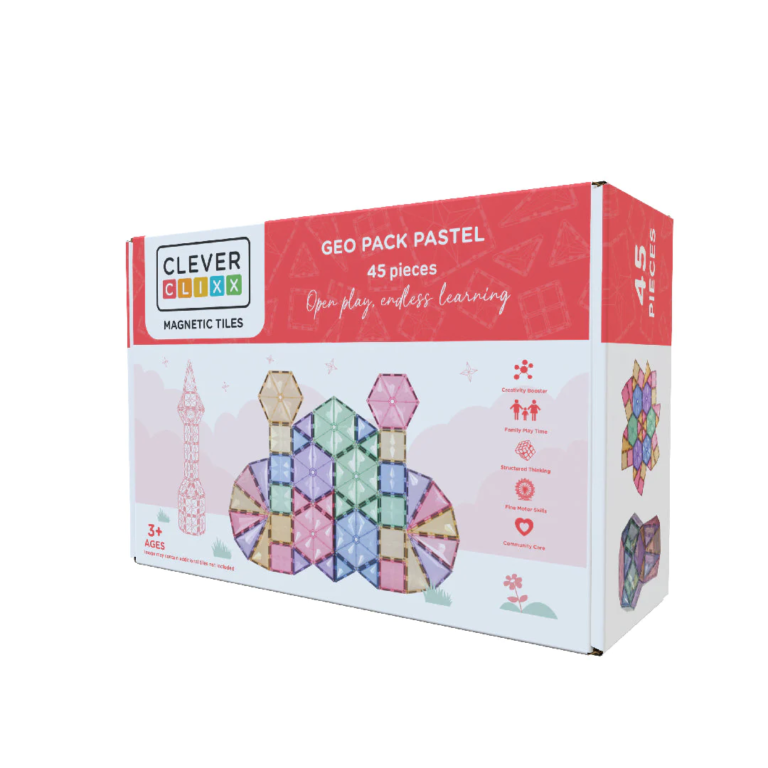 Cleverclixx. Geo Pack Pastel 45 κομμάτια