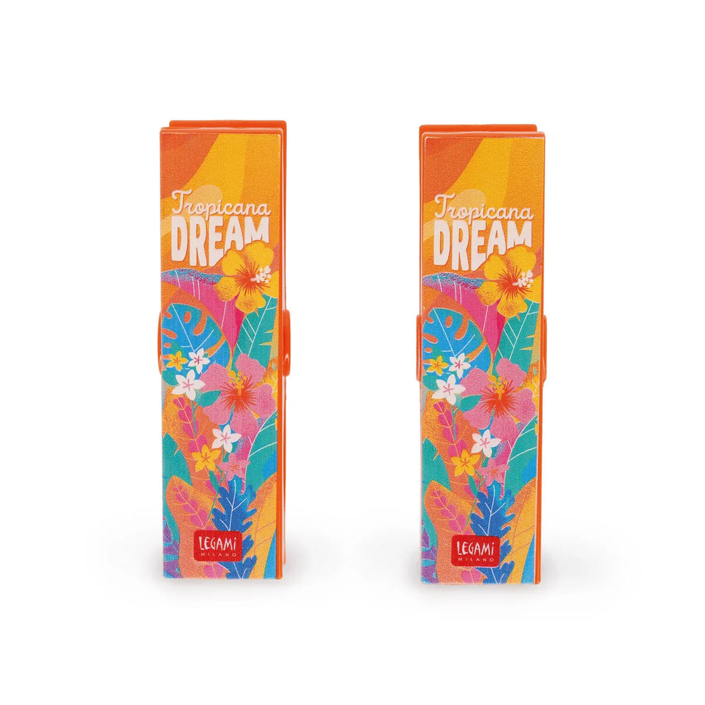 Legami. Set of 2 Beach Towel Clips - Tropicana Dream - Beach Towel Clips