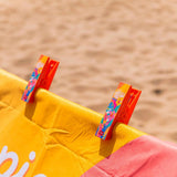 Legami. Set of 2 Beach Towel Clips - Tropicana Dream - Beach Towel Clips