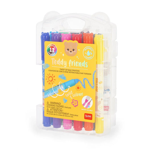 LEGAMI Σετ 12 Κηρομπογιές Teddy Friends