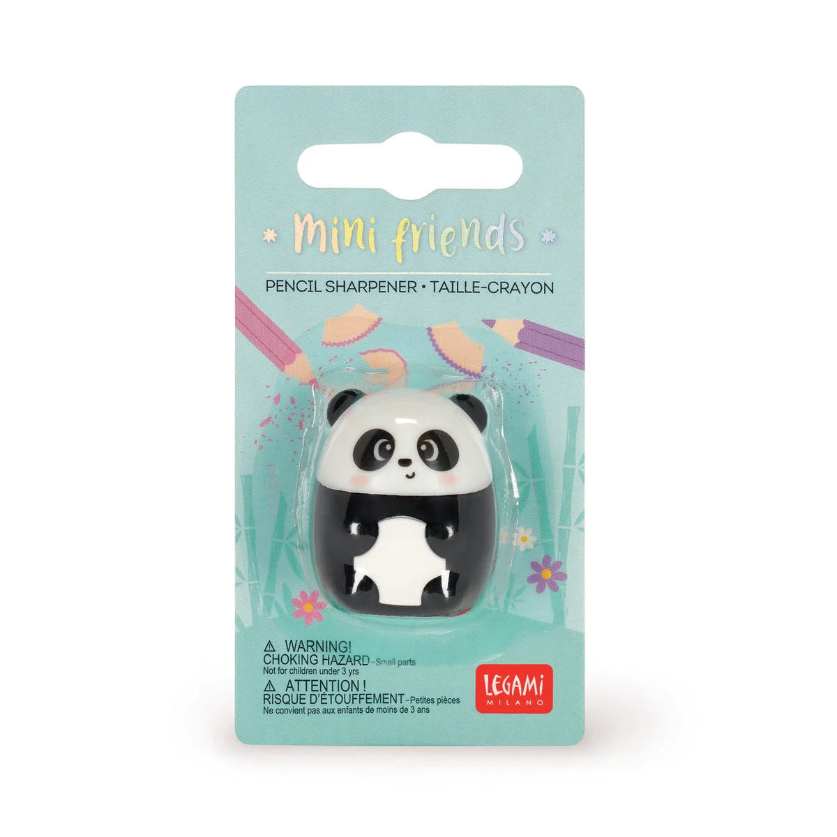 LEGAMI. Ξύστρα Μολυβιού Panda - Mini Friends