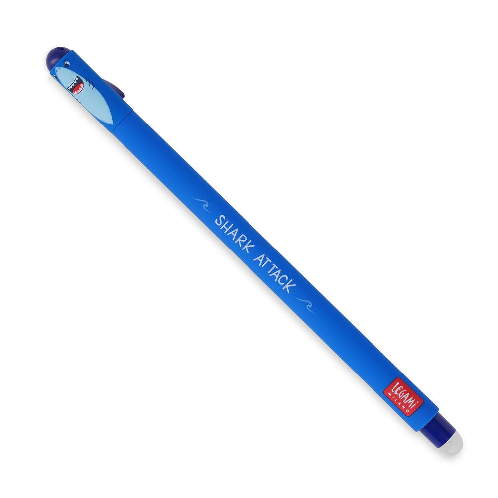 Legami "Shark Attack" Shark Erasable Gel Pen - Erasable Pen