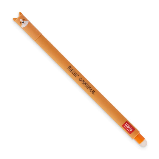 Legami "Feelin' Corgeous" Corgi Erasable Gel Pen - Erasable Pen