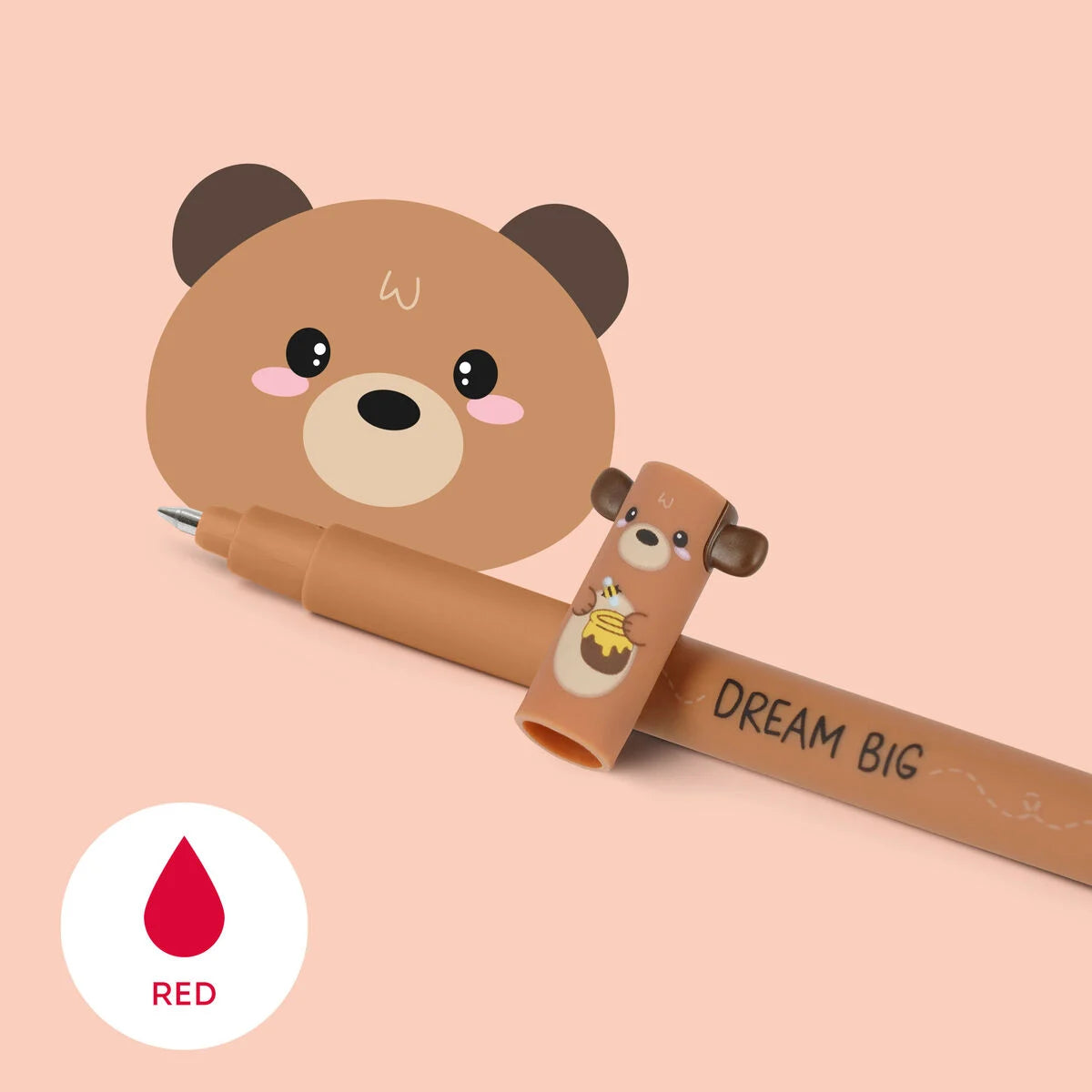 Legami "Dream Big" Teddy Bear Erasable Gel Pen - Erasable Pen