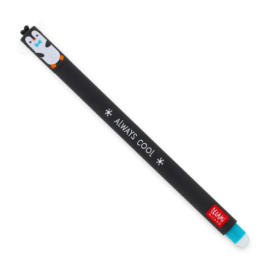 Legami"Always Cool" Penguin Erasable Gel Pen - Erasable Pen