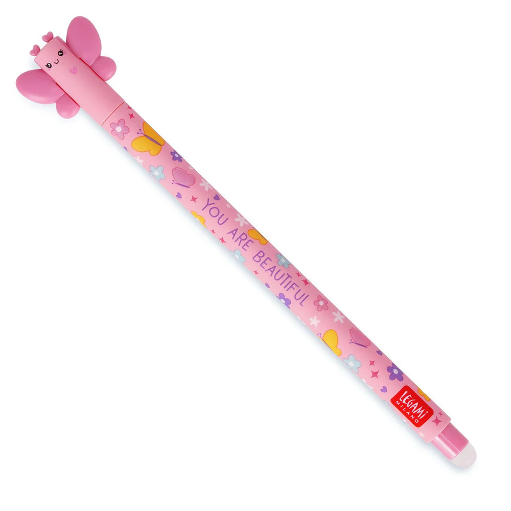Legami "You Are Beautiful" Butterfly Erasable Gel Pen - Erasable Pen