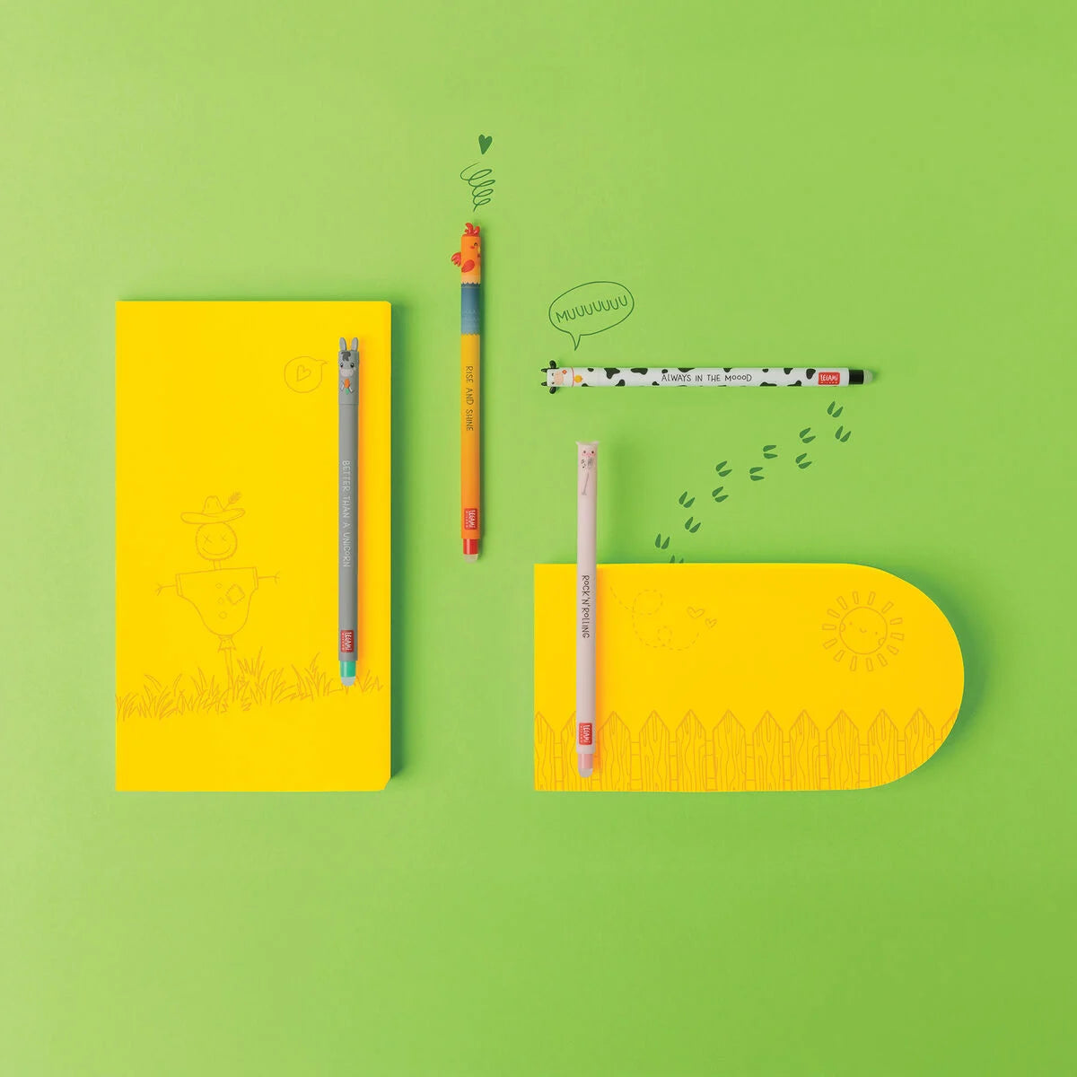Legami. Set of 4 Erasable Gel Pens