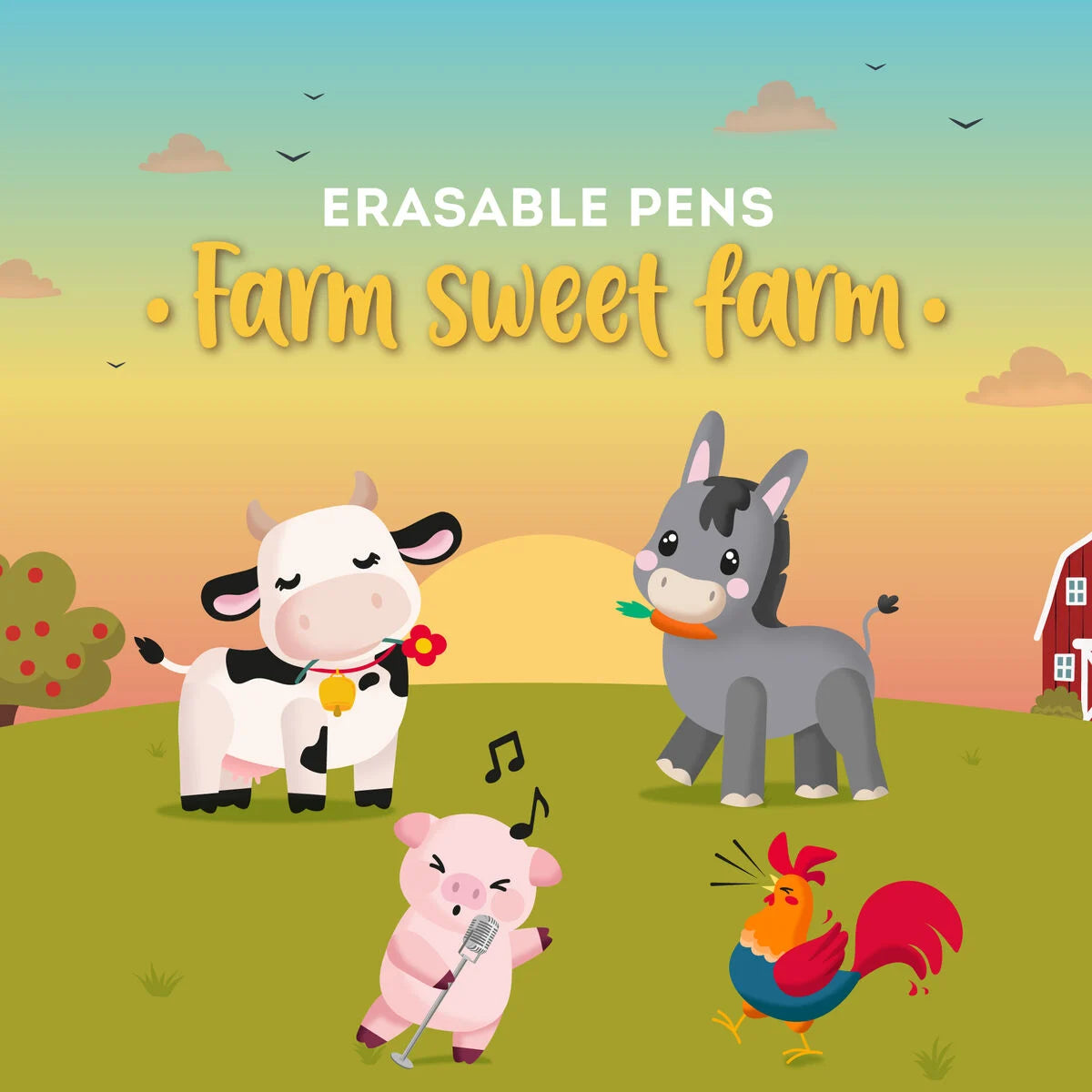 Legami. Set of 4 Erasable Gel Pens