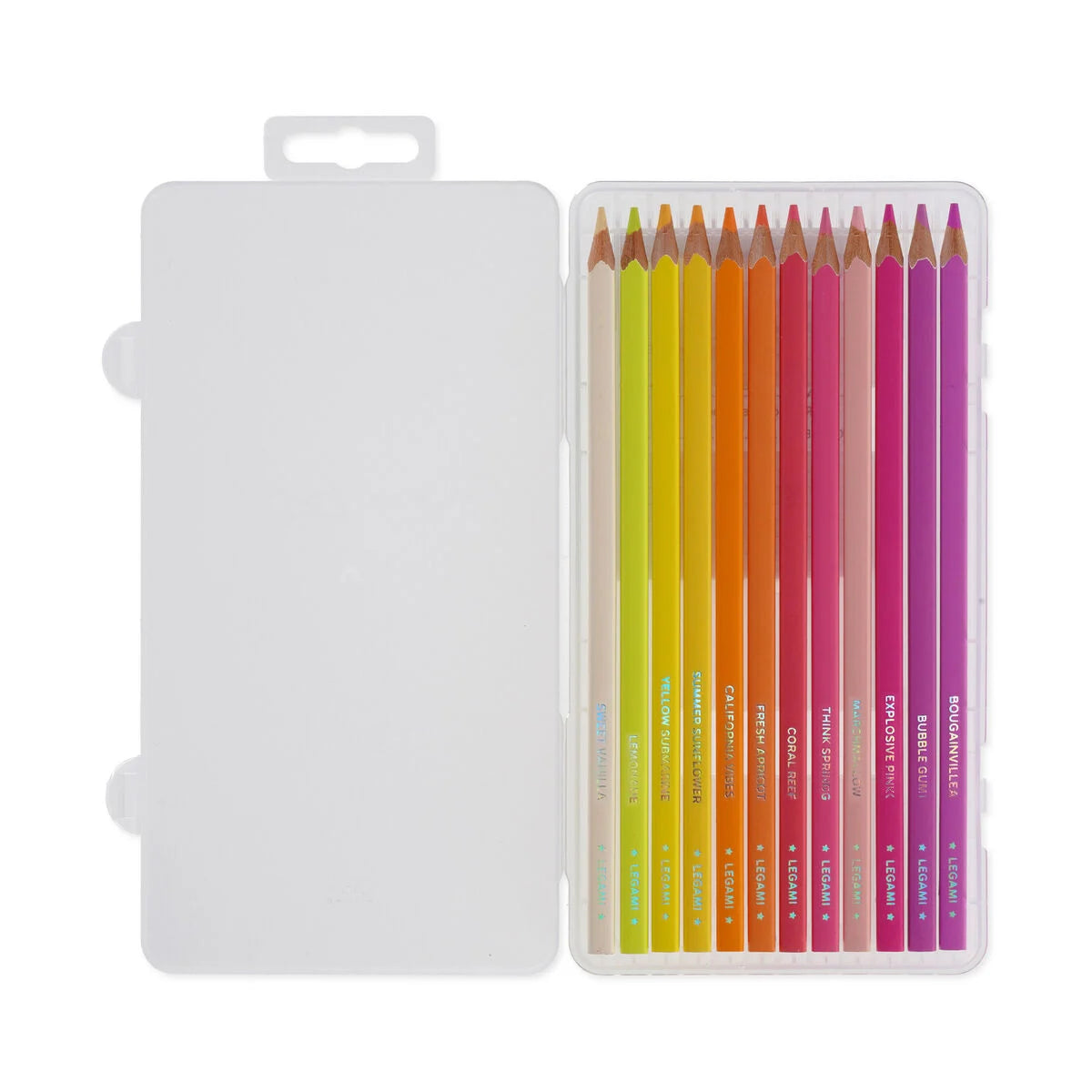Legami Set of 12 Colouring Pencils in Sunset Palette - Live Colourfully