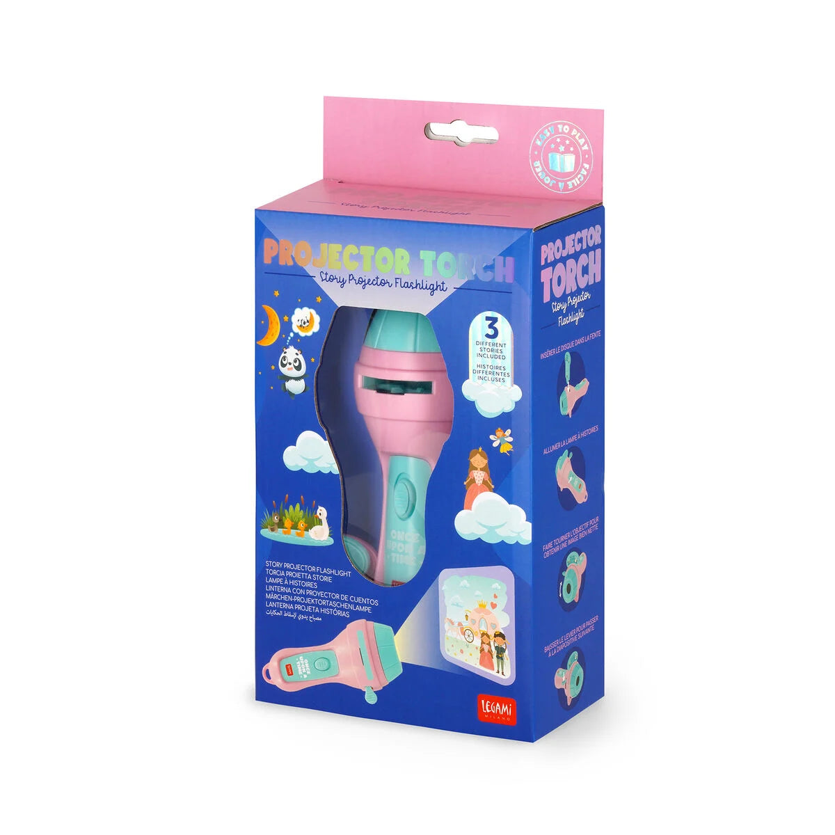 Legami. Pink Story Projector Flashlight - Once Upon a Time