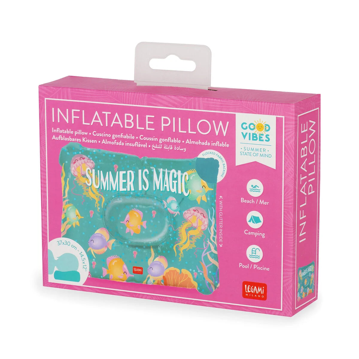 Legami. Summer is Magic Inflatable Pillow