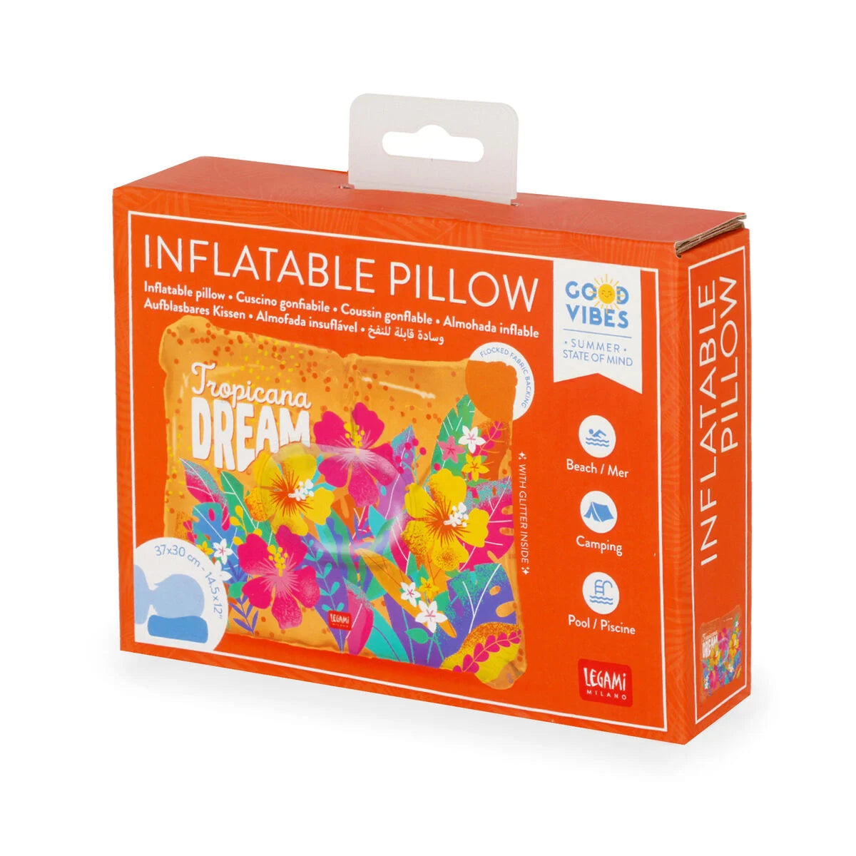 Legami. Tropicana Dream Inflatable Pillow