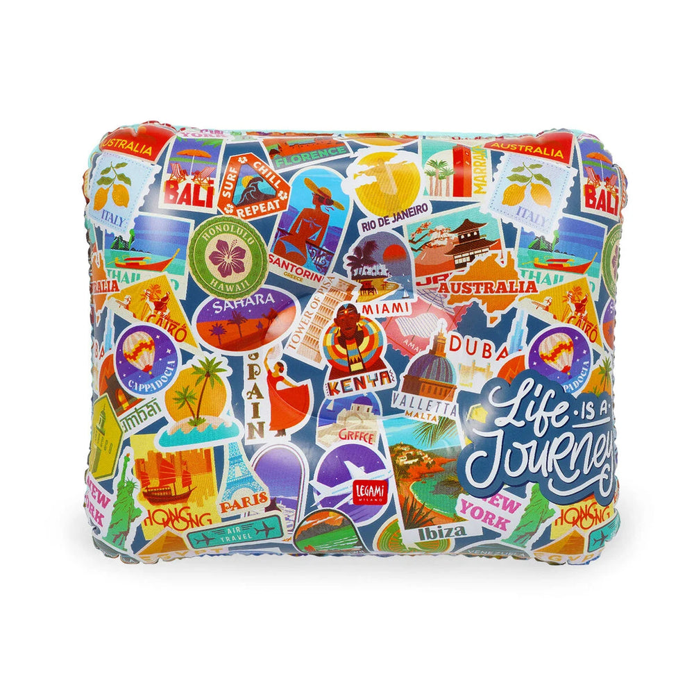 Legami. Travel Stickers Inflatable Pillow