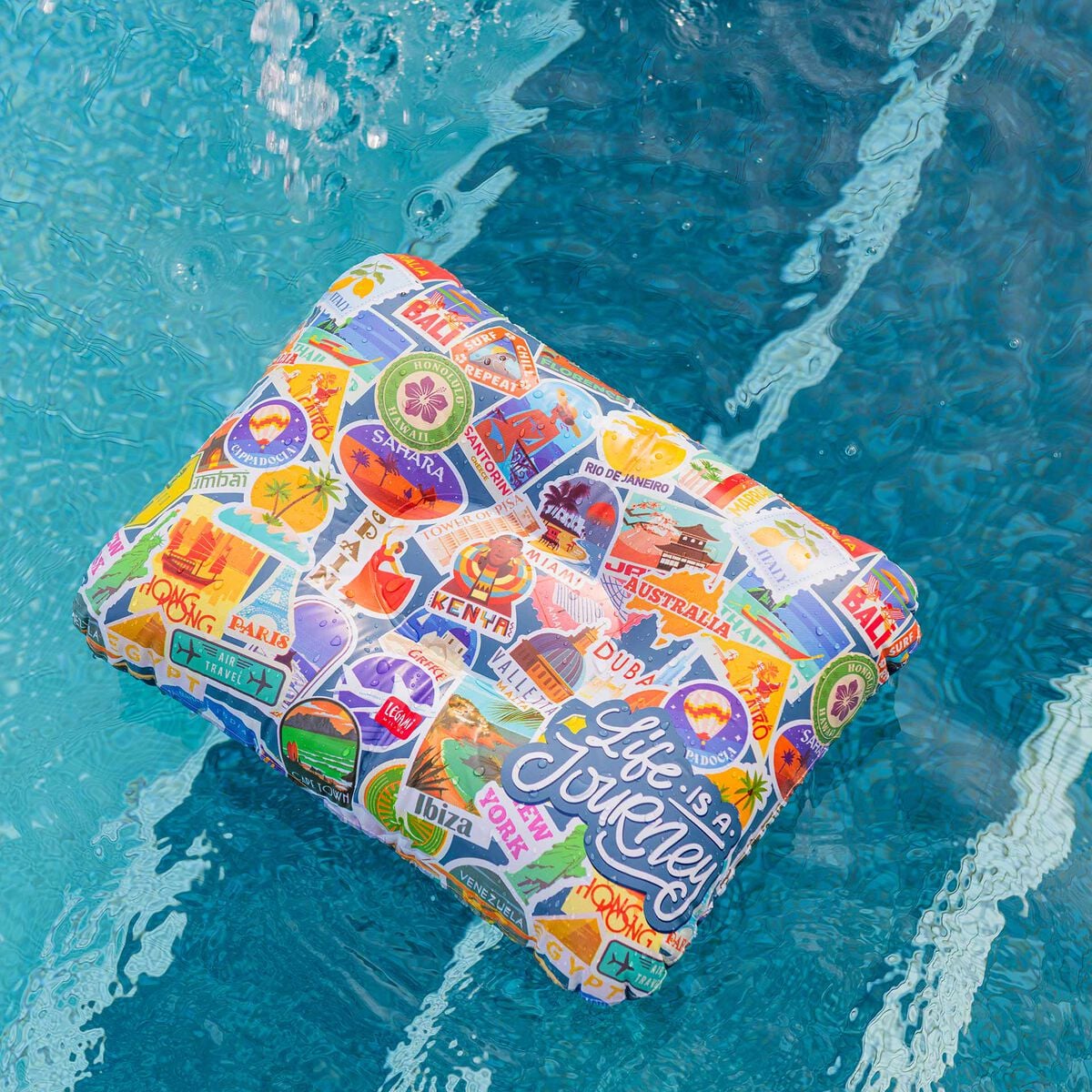 Legami. Travel Stickers Inflatable Pillow