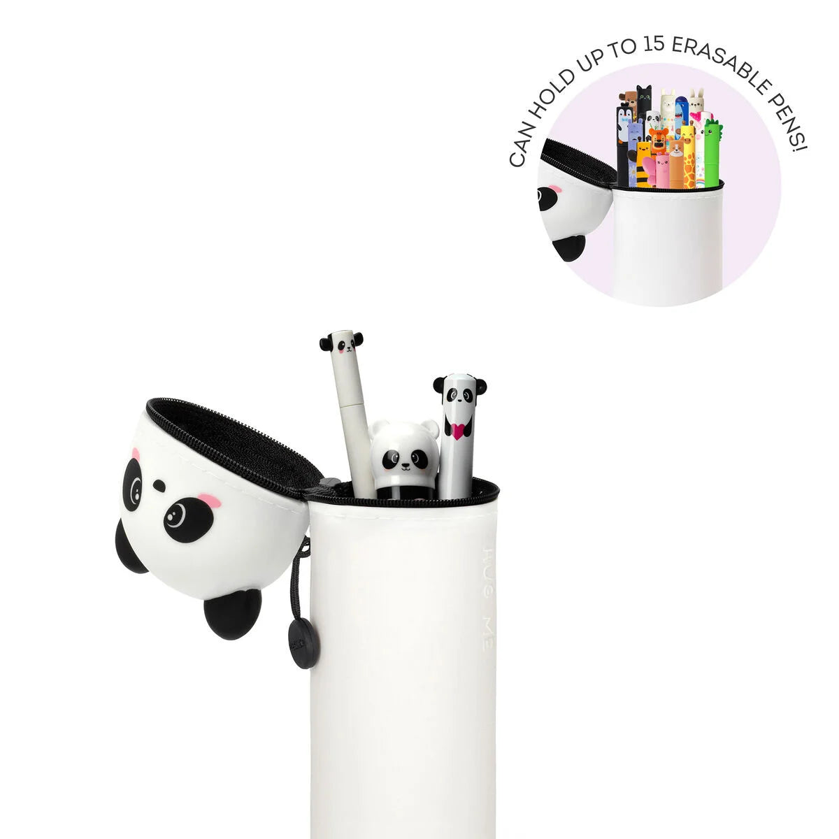 LEGAMI Κασετίνα Σιλικόνης 2 σε 1 Kawaii Panda