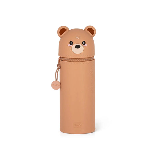 LEGAMI Κασετίνα Σιλικόνης 2 σε 1 Kawaii Teddy Bear