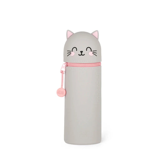 LEGAMI Κασετίνα Σιλικόνης 2 σε 1 Kawaii Kitty