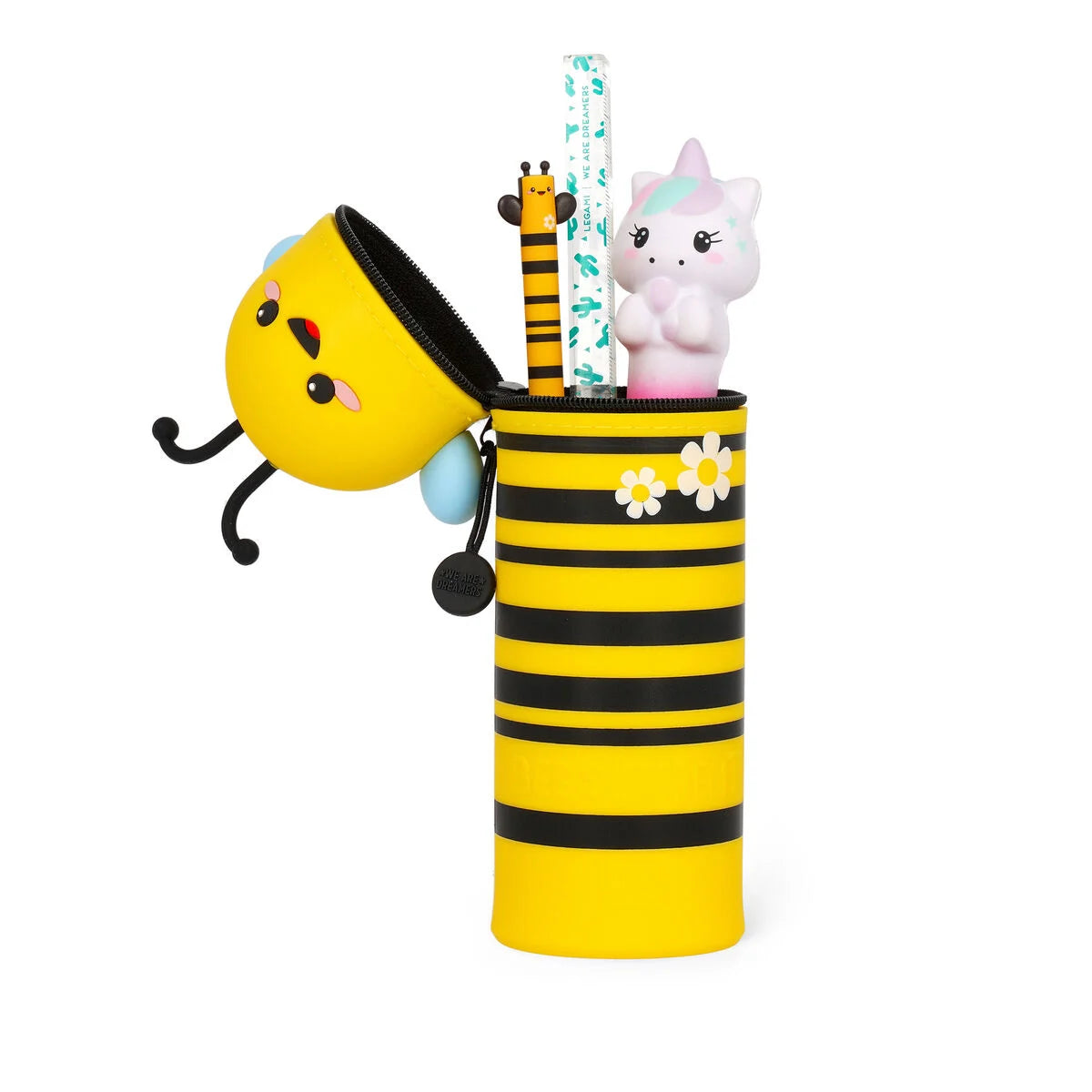 LEGAMI Κασετίνα Σιλικόνης 2 σε 1 Kawaii Bee