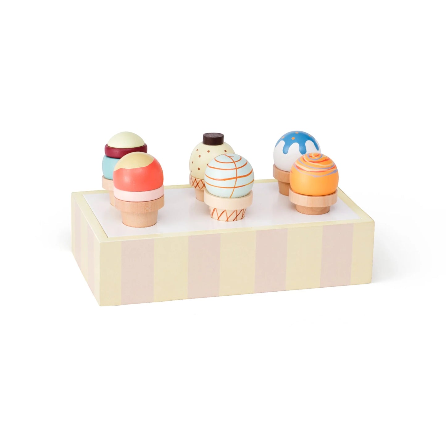 KIDS CONCEPT. Ξύλινο σετ παιχνιδιού με παγωτά KID'S HUB