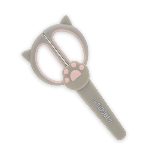 Legami Kitty Scissors with Rounded Tips for Kids - Meow