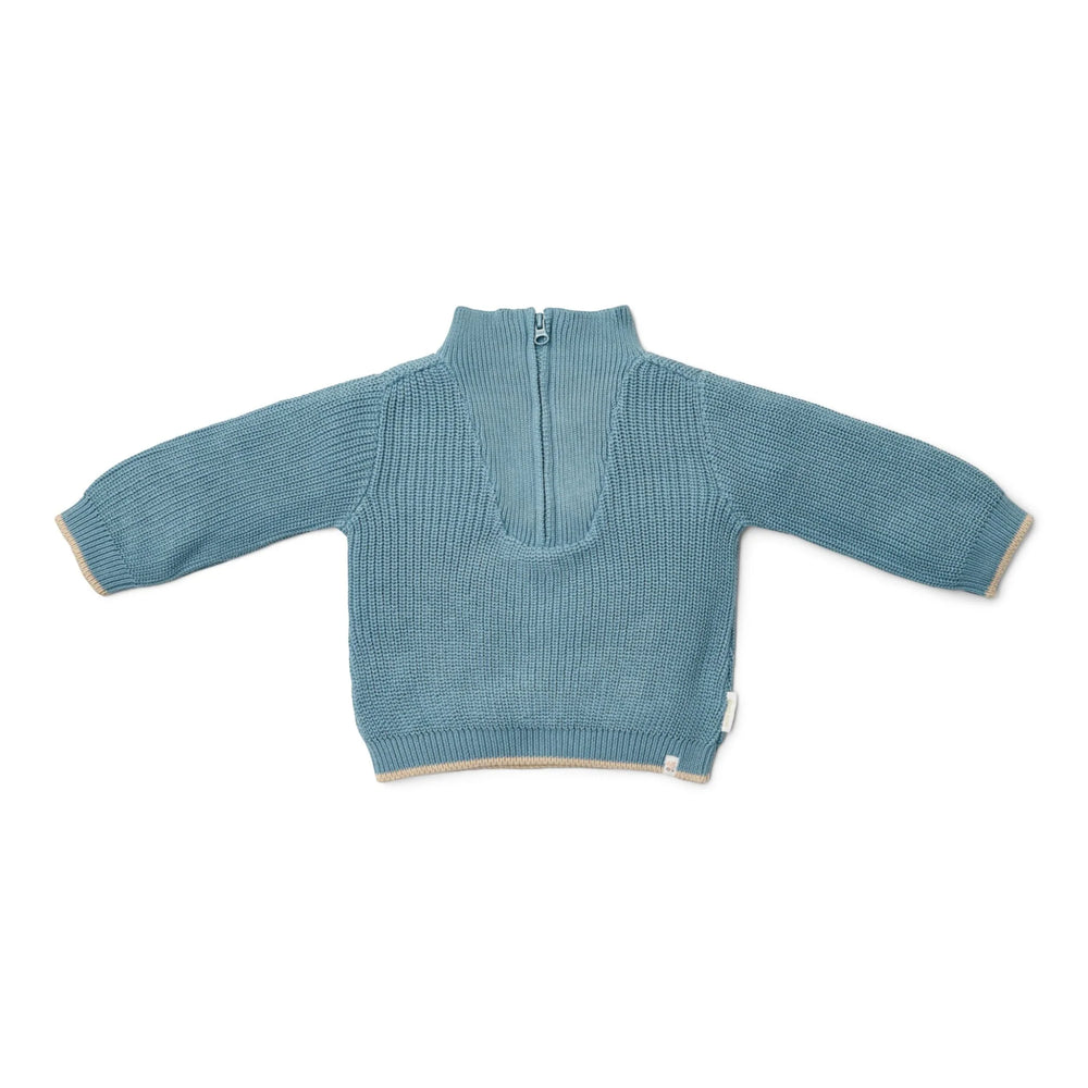 LITTLE DUTCH. Πλεκτό πουλόβερ Stone Blue