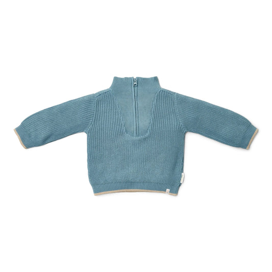 LITTLE DUTCH. Πλεκτό πουλόβερ Stone Blue