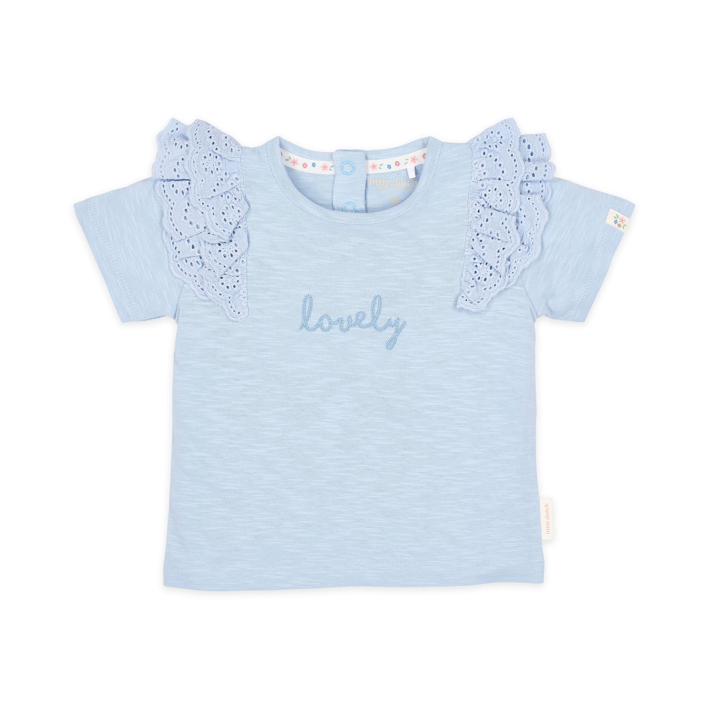 LITTLE DUTCH. Μπλουζάκι κοντομάνικο Sky Blue