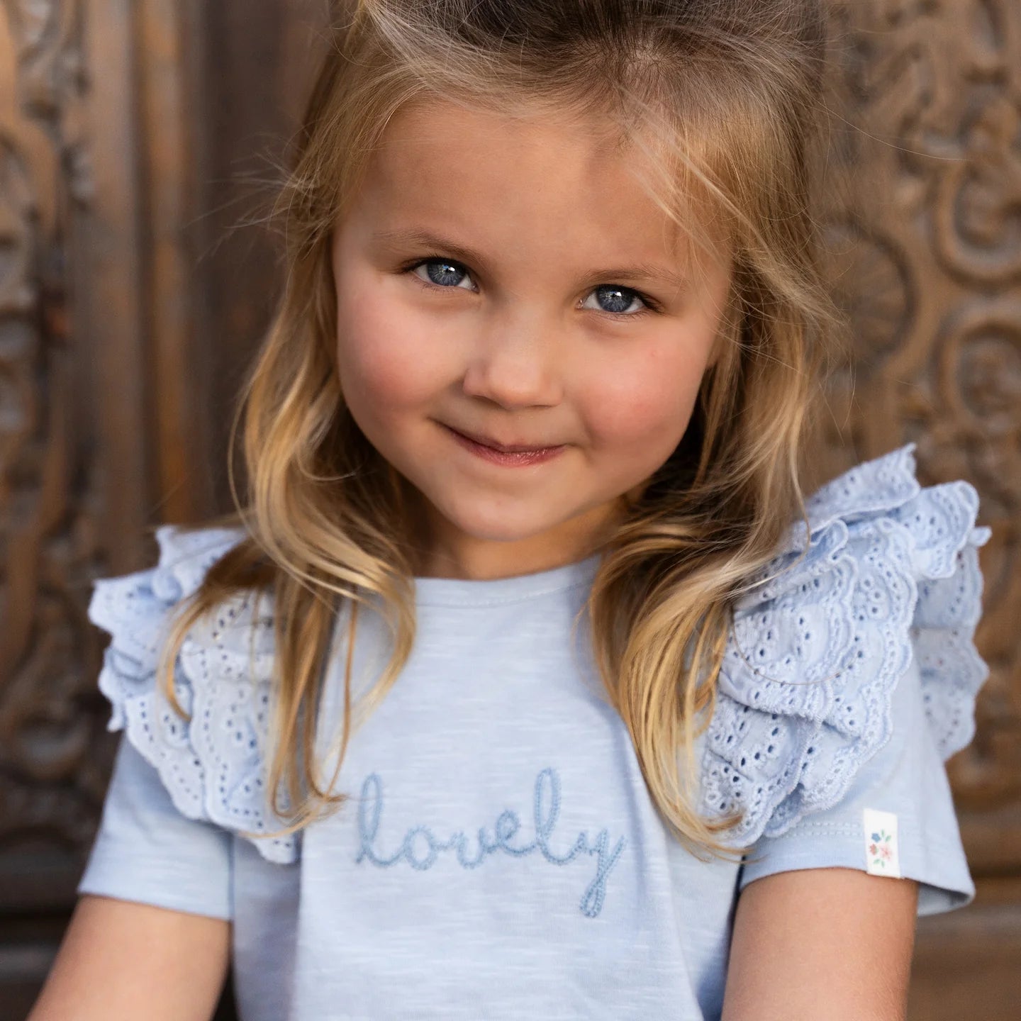 LITTLE DUTCH. Μπλουζάκι κοντομάνικο Sky Blue
