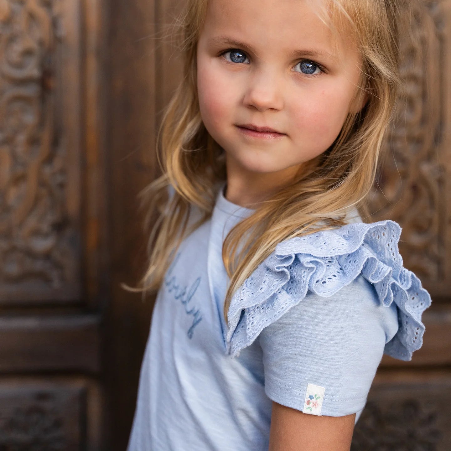 LITTLE DUTCH. Μπλουζάκι κοντομάνικο Sky Blue