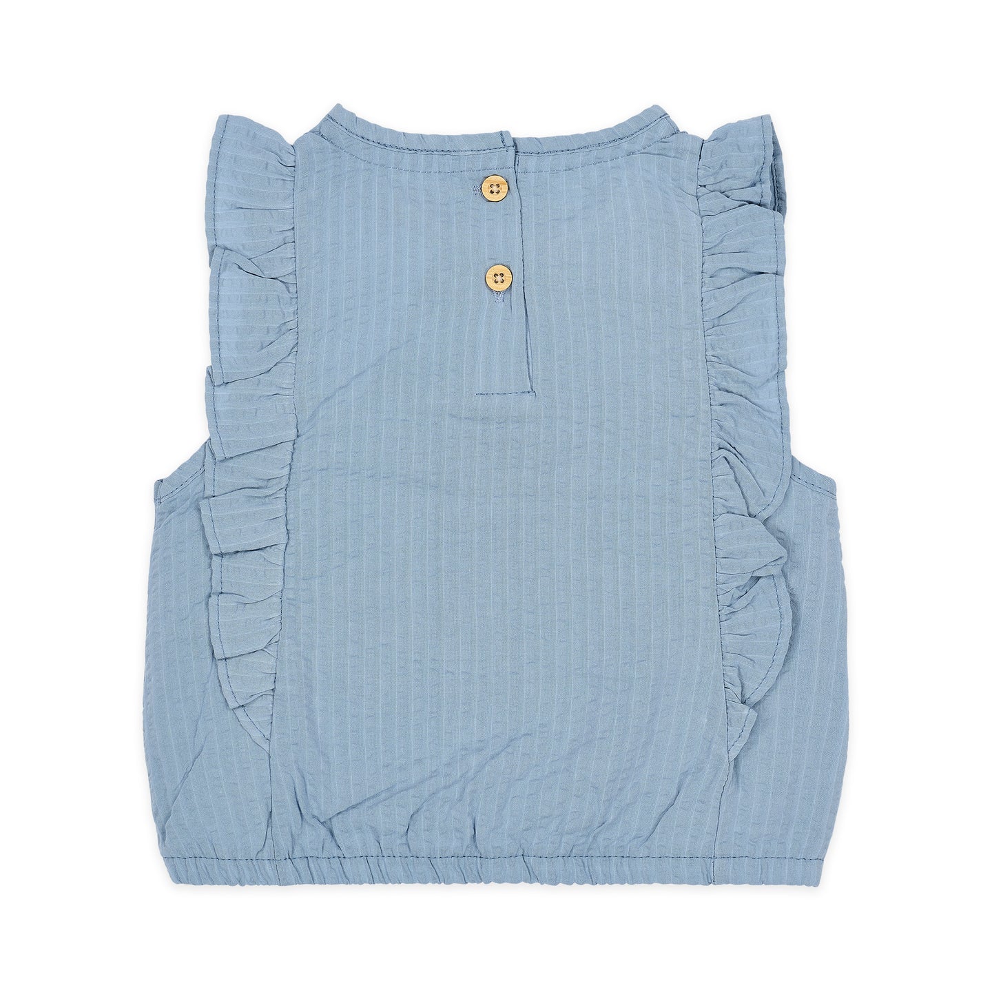 LITTLE DUTCH. Μπλουζάκι αμάνικο Denim Blue