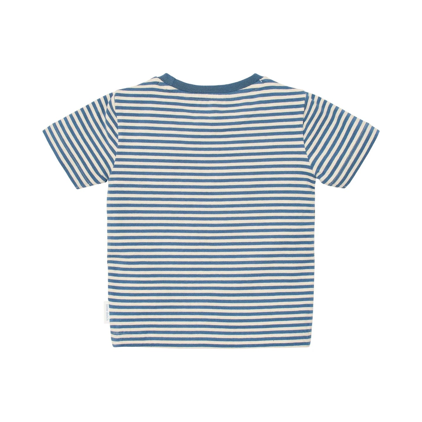 LITTLE DUTCH. Μπλουζάκι κοντομάνικο Indigo Sand stripe