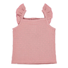 LITTLE DUTCH. Μπλουζάκι αμάνικο Pink Blush