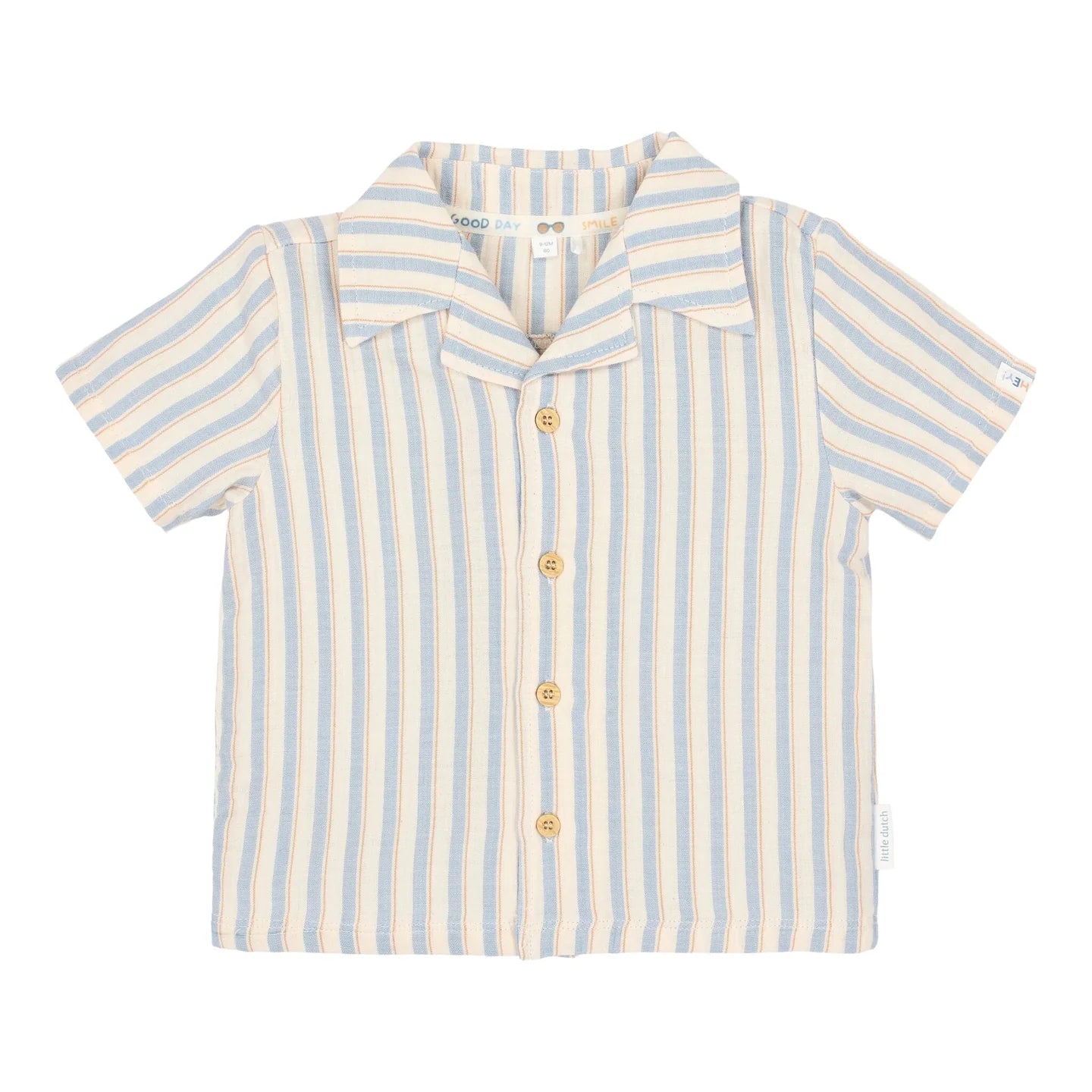 LITTLE DUTCH. Πουκάμισο κοντομάνικο Multi Stripe