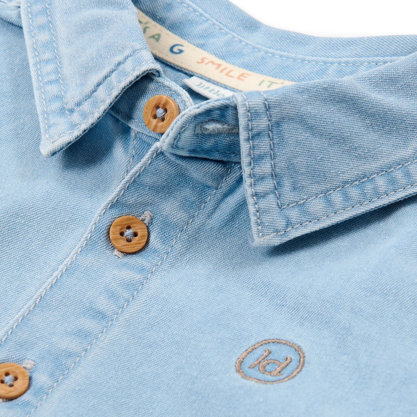 LITTLE DUTCH. Πουκάμισο μακρυμάνικο Denim