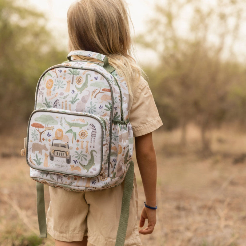LITTLE DUTCH. Σακίδιο πλάτης μεγάλο Safari Friends