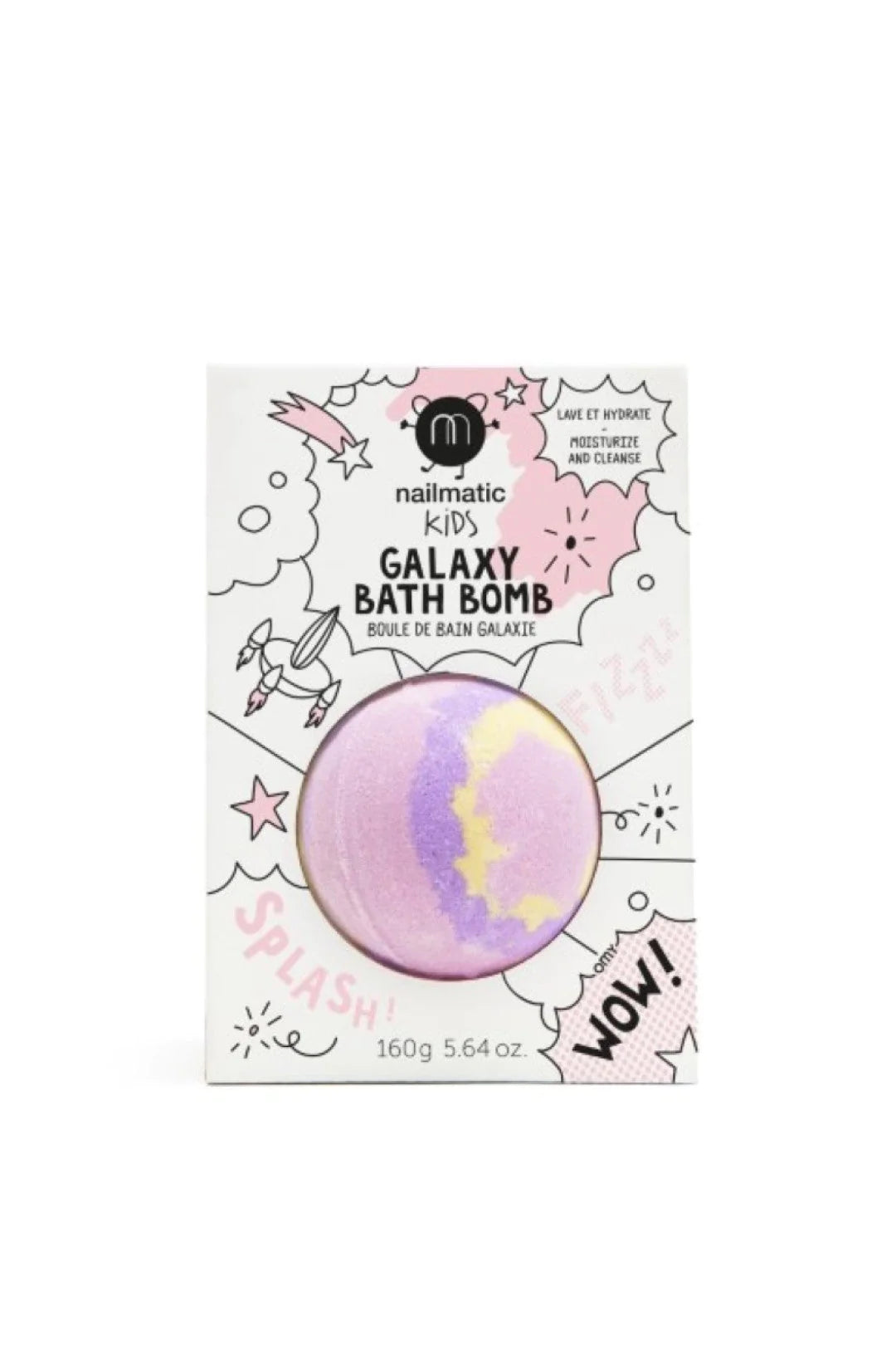 NAILMATIC. Bath bomb Supernova (κίτρινο-λιλά)