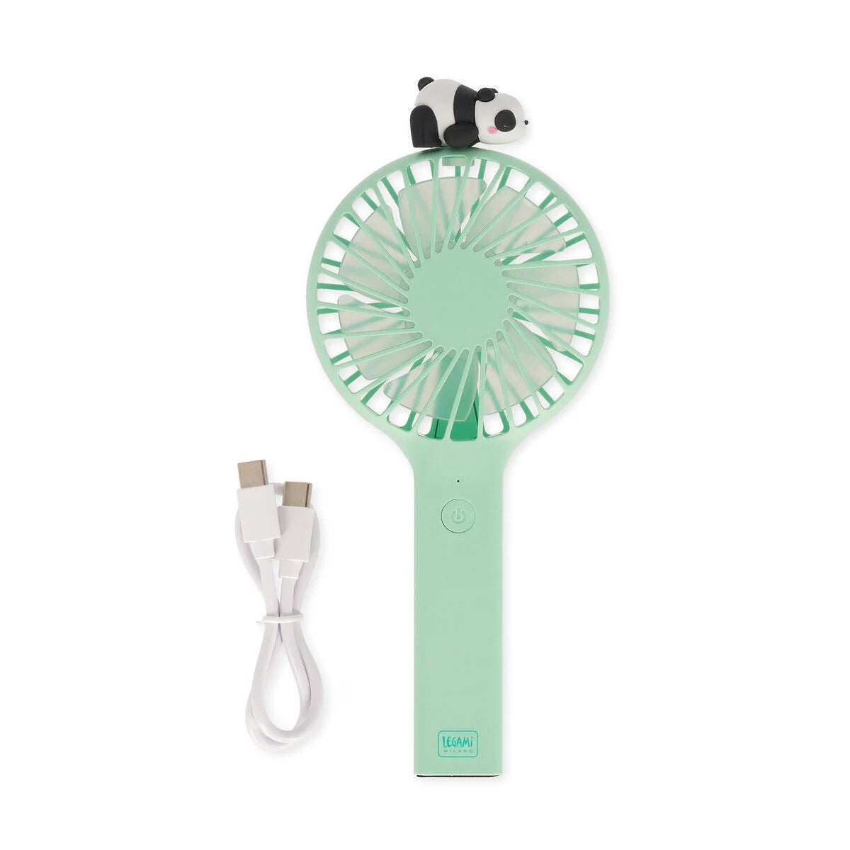 Legami. Rechargeable Portable Fan With Base - Mini Fan