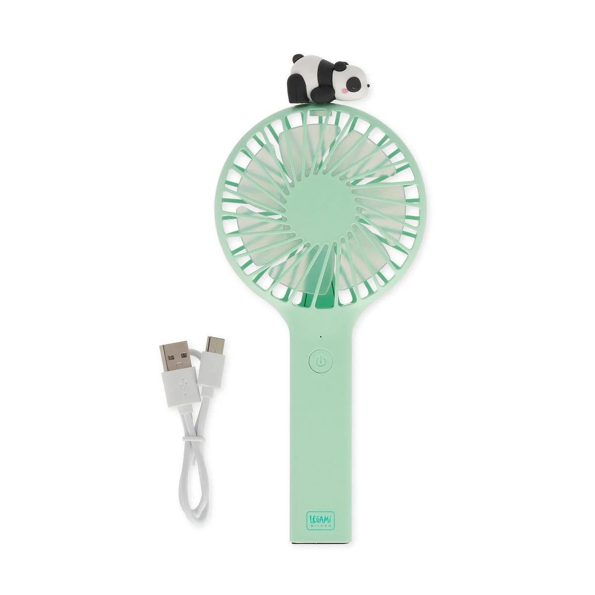 Legami. Rechargeable Portable Fan With Base - Mini Fan