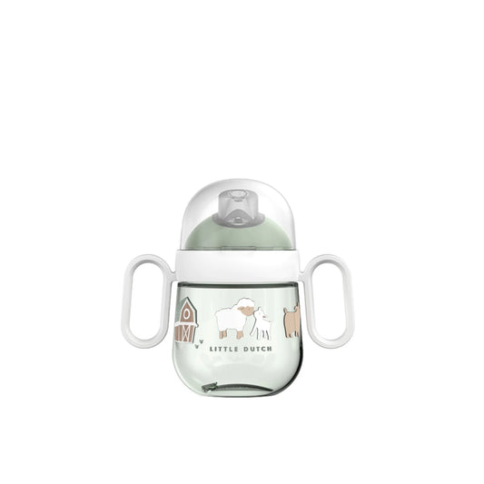 LITTLE DUTCH. Εκπαιδευτικό ποτηράκι με χειρολαβές Mio 200 ml - Little Farm
