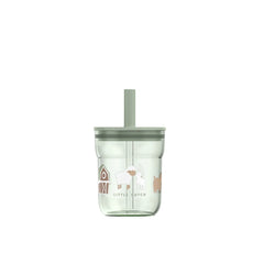 LITTLE DUTCH. Παιδικό ποτήρι με καλαμάκι Mio 250 ml - Little Farm