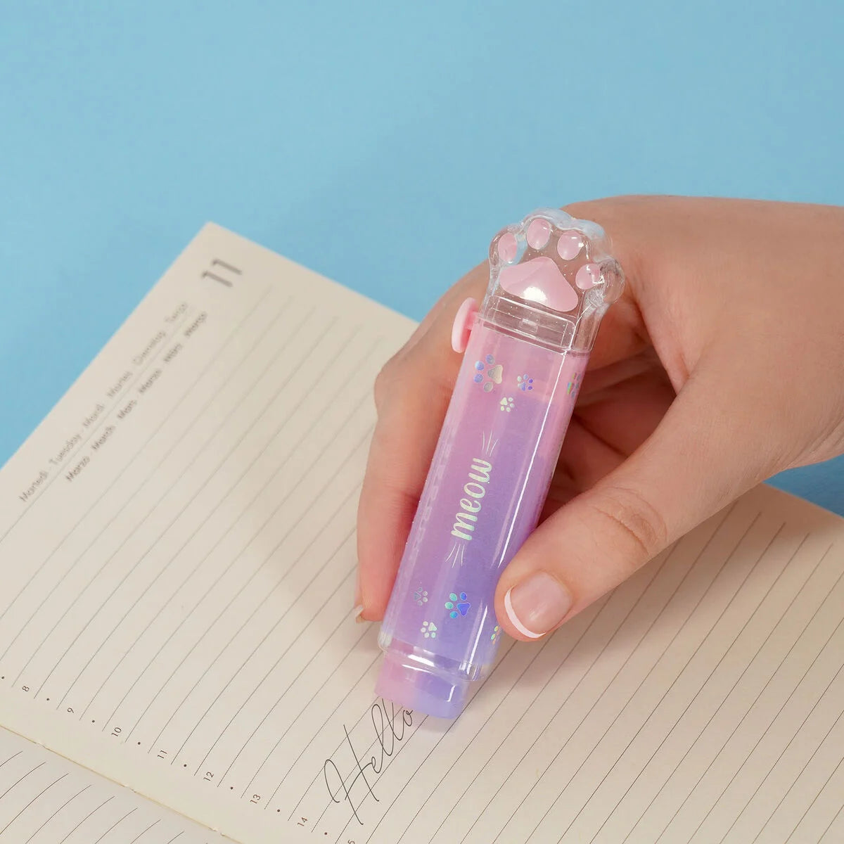 Legami Retractable Eraser - Meow