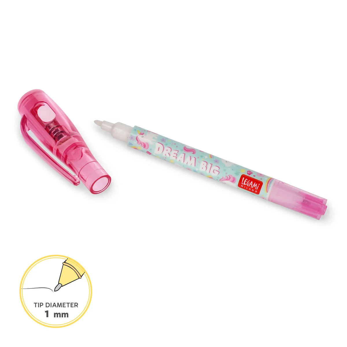 Legami Plush – Invisible Ink Pen - Magic Pen - Unicorn