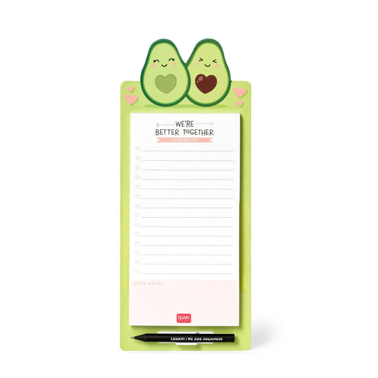 Legami Plush – Don'T Forget - Magnetic Note-Pad - Avocado