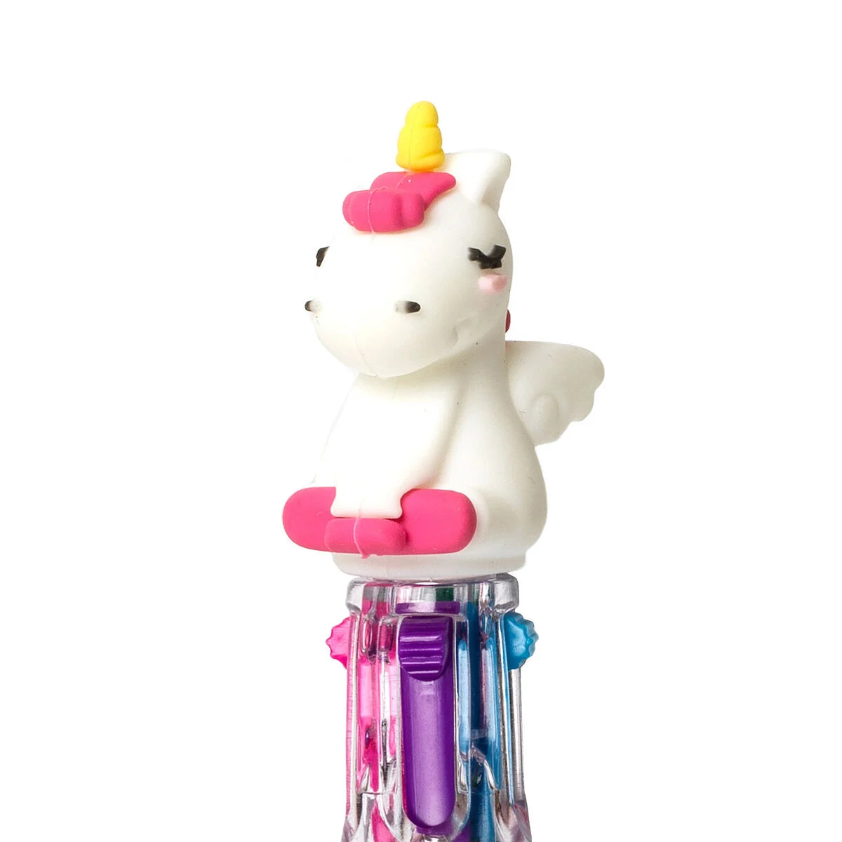Legami Mini 4-Colour Ballpoint Pen - Unicorn - Mini Magic Rainbow