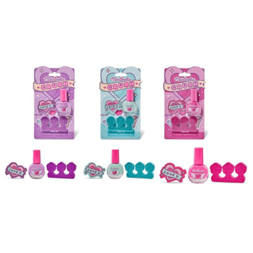 Martinelia Crush Beauty Set – Hair Clips X 2 Purple & Lip Balm 4gr