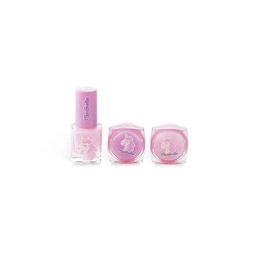 Martinelia Little Unicorn Mini Set Trio – Παιδικό Σετ Βερνίκι 4ml & 2 Lip Balm x 2gr Ηλικίες 3+