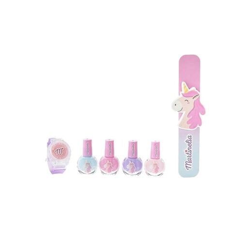 Martinelia Little Unicorn Watch & Manicure Set New – Παιδικό Σετ Περιποίησης για Κορίτσια 11 x 19 x 1,6 cm Ηλικίες 3+