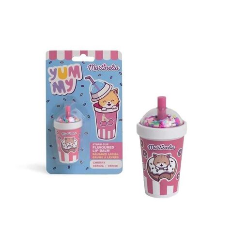 Martinelia Yummy Lip Balm Straw Cup Cherry 7gr Ηλικίες +3